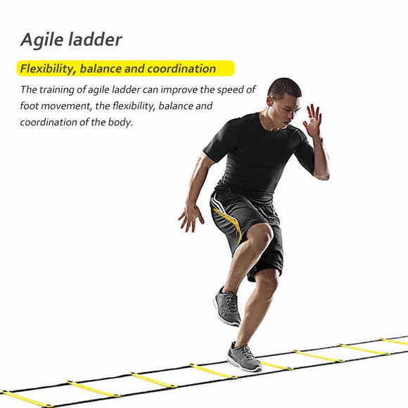 Agility Speed Jump ladder Soccer Agility Outdoor Training Football Fitness Foot Speed Ladder|Outdoor Fitness Equipment