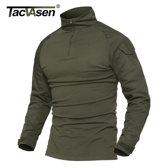 TACVASEN Men Camouflage Tactical T shirts Summer Army Combat T Shirt Cotton Military T shirt Airsoft Paintball Hunt Clothing Men|t-shirt army|t shirt ment shirt